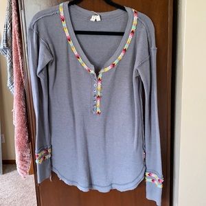 Free People Long Sleeve Shirt